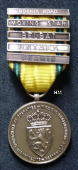 The Foreign Ops Medal, edged bars