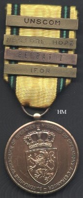 The Foreign Ops Medal, flat bars