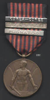 Medal of the Combatant Volunteer with silver clasps