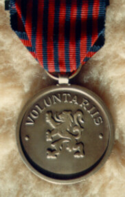Medal of the War Volunteer reverse