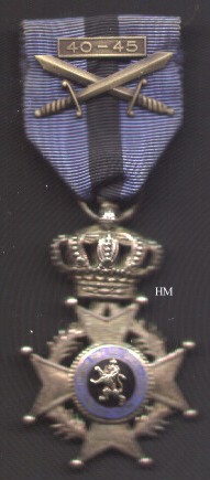 Order of Leopold I, WW2 bronze swords