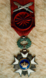 Order of the Crown, Officer with swords