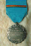 Political Prisoner Medal, reverse