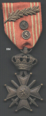 Croix de Guerre with WW2 palm