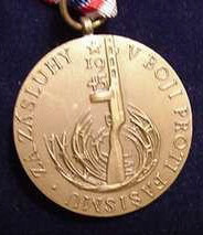 20th Anniv. of Liberation Medal, reverse