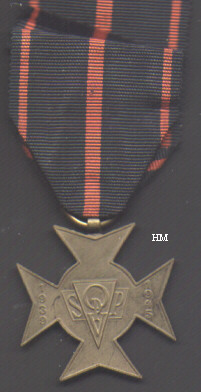 Political Prisoner Cross, reverse