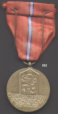 20th Anniv. of the Revolution Medal, reverse
