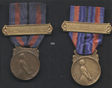 Invasion Victims Medals with bars