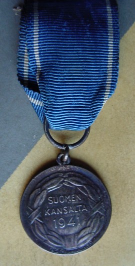 1st Class Medal, reverse