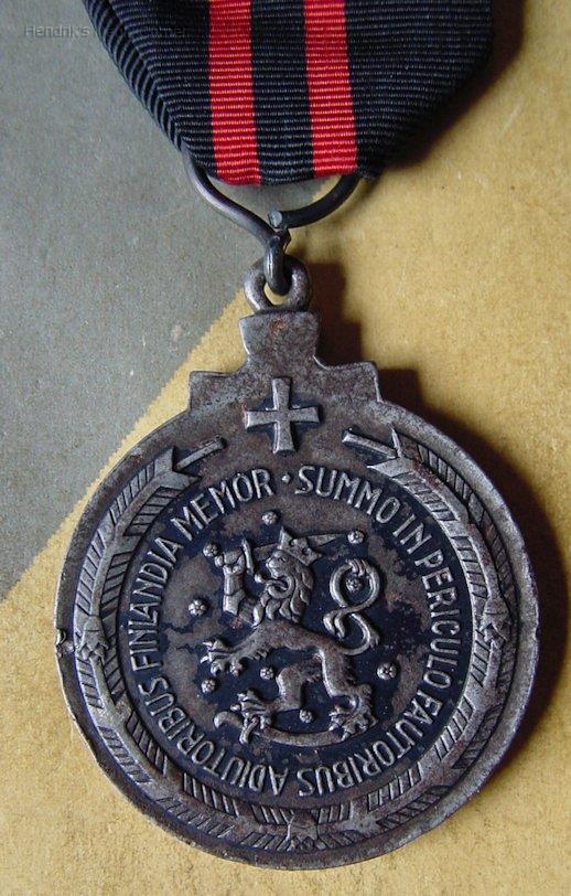 Winter war Medal, Swedish reverse