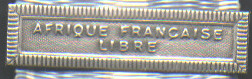 Bar Afrique Française Libre, rectangular type