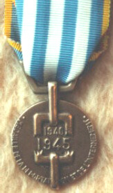 The Political Internees/Deportees Medal reverse