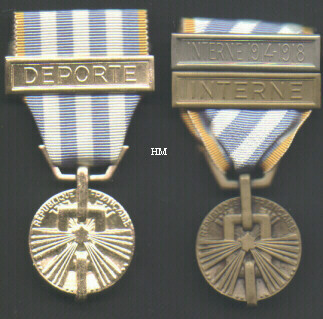 The Political Internees/Deportees Medal obverse
