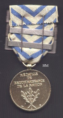 Nation's Gratitude Medal, reverse