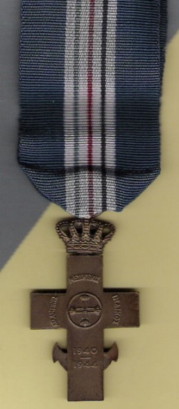 Navy Campaign Cross, reverse