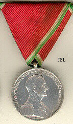 Silver Medal for Bravery