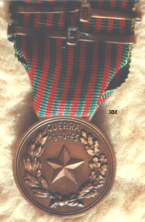 War Commemorative 1940-43, reverse