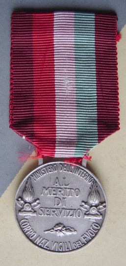 Fire Brigade MSM, reverse