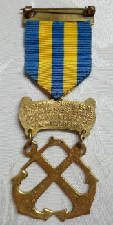 Naval War Operations Decoration, 1st class, reverse