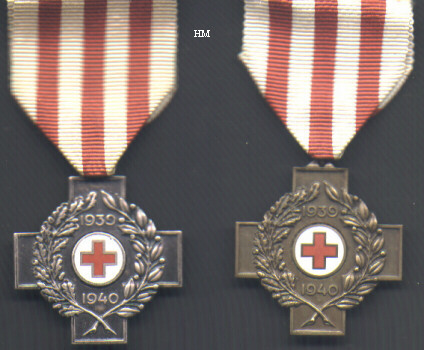 Red Cross 1939-40 models