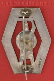 Wartime badge, reverse