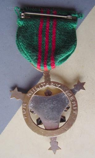 Military Merit Medal, reverse