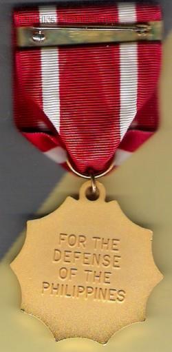 Defence Medal, reverse