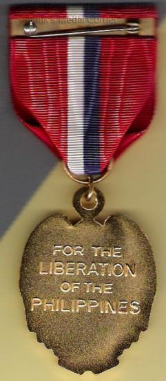 Liberation Medal, reverse