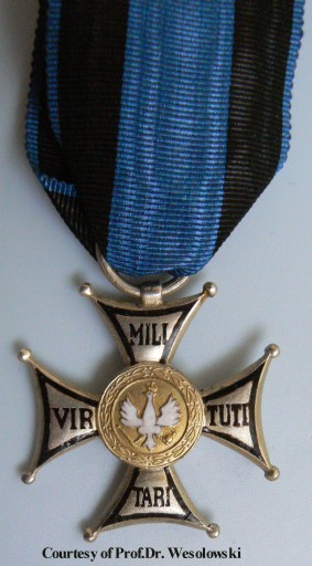 Virtuti Militari Order, knight class, obverse