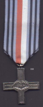 Warsaw Uprising Cross, reverse