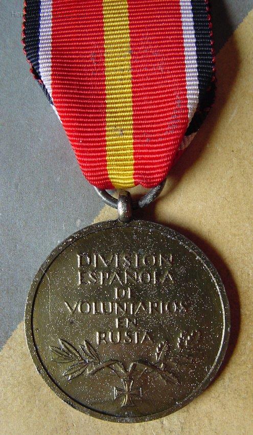 Blue Division Commemorative Medal, reverse
