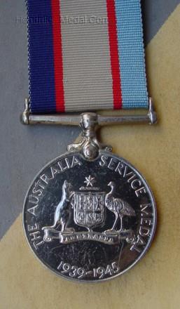 Australia Service Medal, reverse