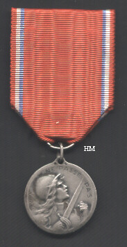 Vernier Verdun Medal, silver
